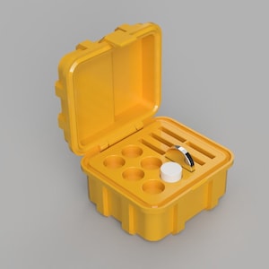 Rugged CR1/3N & CR2032 Battery Box | CR11108 Battery Holder | Compact Storage Case
