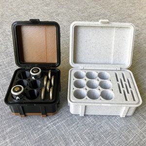 Rugged CR123 & CR2032 Combo Box | Battery Holder | Battery Box | Compact Storage Case