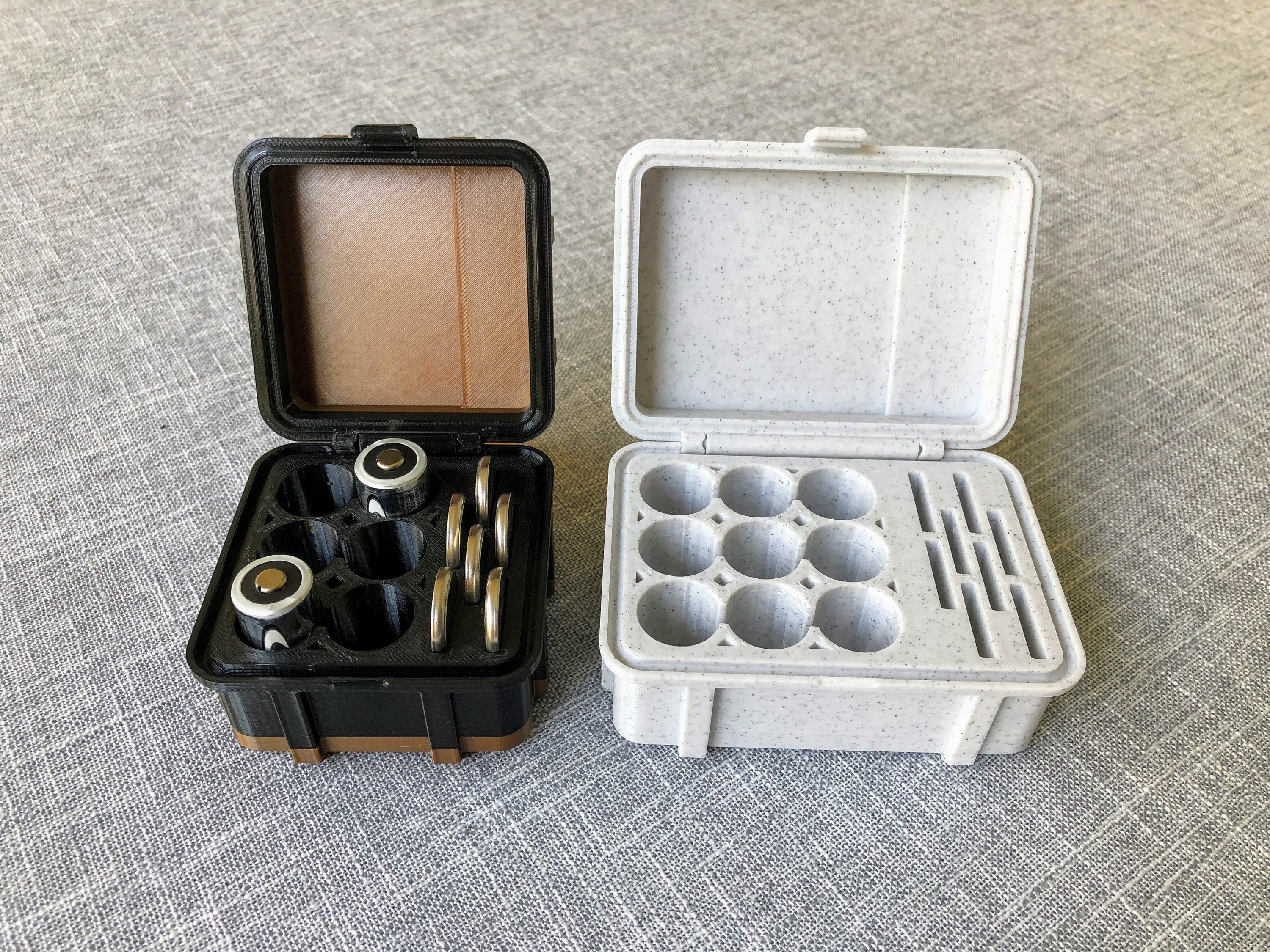 Rugged CR123 & CR2032 Combo Box | Battery Holder | Battery Box