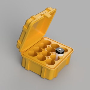Support de pile robuste Modlite 18350 | Boîtier de batterie | Mallette de rangement compacte