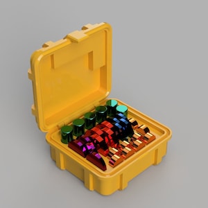 Rugged A23, LR44, CR2032, CR2430 & CR2450 Combo Battery Box | Battery Holder | Compact Storage Case