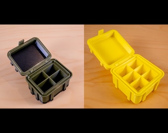 Robusto portabatterie da 9 volt / Scatola per batteria / Custodia di stoccaggio compatta