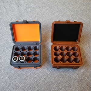 Rugged CR123 CR123A Camera Battery Holder | Battery Box  | Compact Storage Case