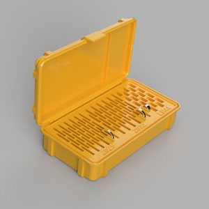 Rugged CR2025, CR2032, & LR44 Combo Battery Box | Battery Holder | Compact Storage Case