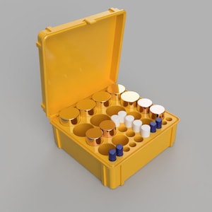 Rugged AAA, AA, C, D Combo Battery Box | Battery Holder | Compact Storage Case