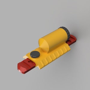 Picatinny Rail CR123 Battery Holder | Pic Rail | MIL-STD-1913 Rail | 1913 Rail Accessory | Tactical Pic Rail Holder | CR123 Battery