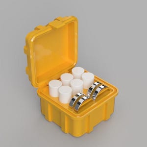 Rugged LS14250, CR2450N Battery Holder | Battery Box | Compact Storage Case