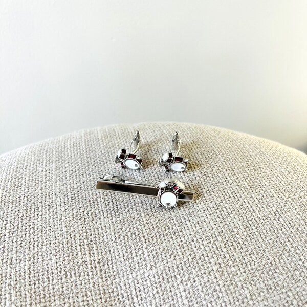 Drum Cufflinks Etsy