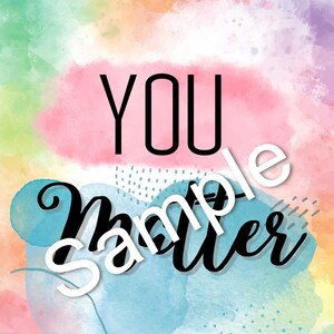 PRINTABLE Poster - You Matter watercolor classroom counselor office poster INSTANT DOWNLOAD