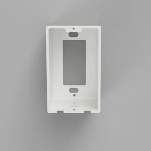 Single Square Duplex Outlet Cover w/ Bottom or Top Cord Exits – Child Safety Faceplate for Baby and Toddler Protection