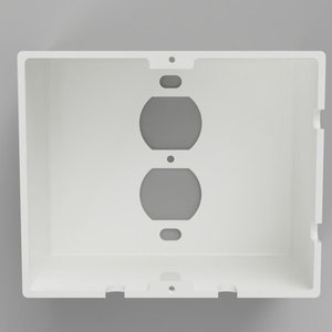 Extra WIDE Single Round Duplex Outlet Cover w/ Bottom or Top and Side Cord Exits – Child Safety Faceplate for Baby and Toddler Protection