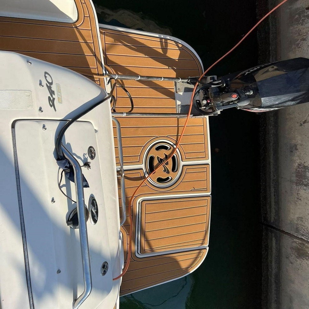 Plancher en EVA pour Sea Ray Sundeck 220 - Tapis Teck adhésif