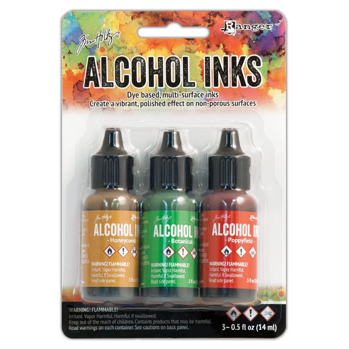 Keda Dye 5 Color Liquid Dye Kit Contains 5 Alcohol Dye Colors in