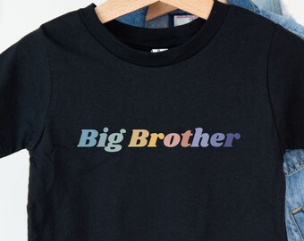 Camiseta de revelación de embarazo, camiseta de anuncio de embarazo de hermano mayor, camiseta a juego para hermanos, camiseta de revelación de bebé para nuevo papá, camiseta de anuncio sorpresa