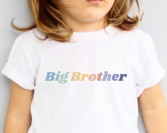 Camiseta de revelación de embarazo, camiseta de anuncio de embarazo de hermano mayor, camiseta a juego para hermanos, camiseta de revelación de bebé para nuevo papá, camiseta de anuncio sorpresa