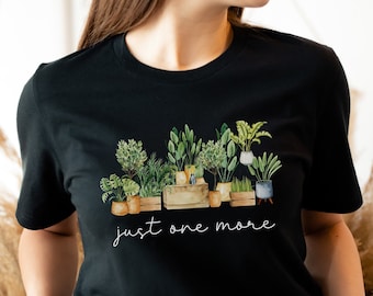 Pflanzen Liebhaber Geschenk Gartenarbeit Shirt Pflanzen Dame T-Shirt Pflanzen Mutter Shirt Muttertagsgeschenk Cottagecore Shirt Nur noch ein Pflanzen Shirt Garten Top