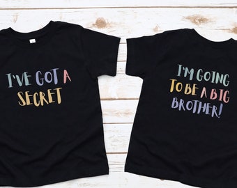 Big Brother Pregnancy Announcement T-Shirt Baby Pregnancy Reveal To New Dad Surprise Announcement Shirt For Big Brother Gift I'm Pregnant