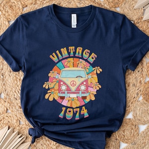 Gift For 50th Birthday 1974 Shirt 50th Birthday T-Shirt For Women Birthday Gift 50th Party Turning Fifty Gift For Friends 50th Birthday Tee