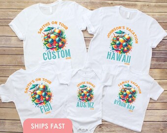 Custom Family Vacation Cruise Shirt Birthday Family Trip Matching Shirts Vacation Shirts for Family Summer Holiday Ship Trip 2025 T-Shirts