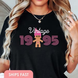 30. Geburtstag Geschenke für Frauen Tshirt 1995 Shirt 30. Geburtstag Shirt für Freund 30. zurück zu 90er Jahre Tshirt Troll Vintage 1995 Geschenk vom Freund