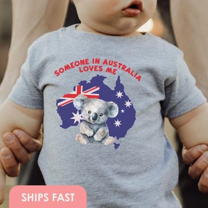 Australian Baby Gift Koala Shirt Australia Day Aussie Overseas Gift New Baby Bodysuit Overseas Baby Gift Australian Animals From Australia