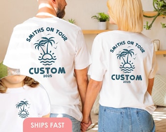Family Vacation Cruise Shirts Custom Family Trip Shirt Family Vacation Matching Shirts Honeymoon Shirts Family Trip 2025 Beach Vacation 2025