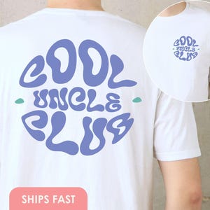 New Uncle Gift Shirt Cool Uncles Club Pregnancy Announcement Uncle To Be Shirt Uncle T-Shirt Fathers Day Gift From Niece Pregnancy Reveal
