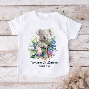 Australian Baby Gift Koala Shirt Australia Day Aussie Overseas Gift New Baby Bodysuit Overseas Baby Gift Australian Animals From Australia