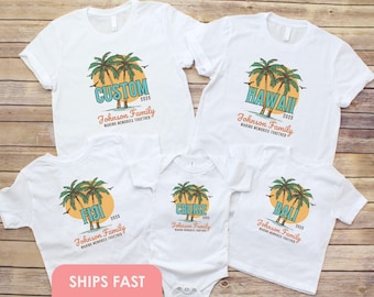 Custom Family Trip Shirt Family Vacation Matching Shirts Vacation Shirts for Family Summer Holiday Shirt for Kids Family Trip 2025 Shirts
