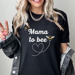 Camiseta de anuncio de embarazo, regalo para futura mamá, revelación de embarazo para el esposo, camiseta sorpresa de embarazo, regalo para mamá primeriza, camiseta de embarazo, abeja