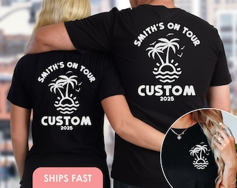 Family Vacation Cruise Shirts Custom Family Trip Shirt Family Vacation Matching Shirts Honeymoon Shirts Family Trip 2025 Beach Vacation 2025