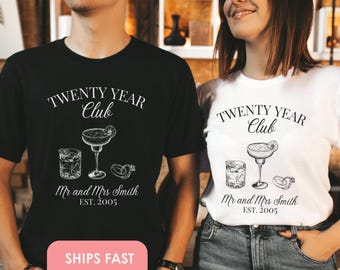 Regalo di anniversario personalizzato, regalo per il 20° anniversario di matrimonio per il marito, regaliamo ancora 20 anni di matrimonio per la coppia, signor e signora, anniversario personalizzato
