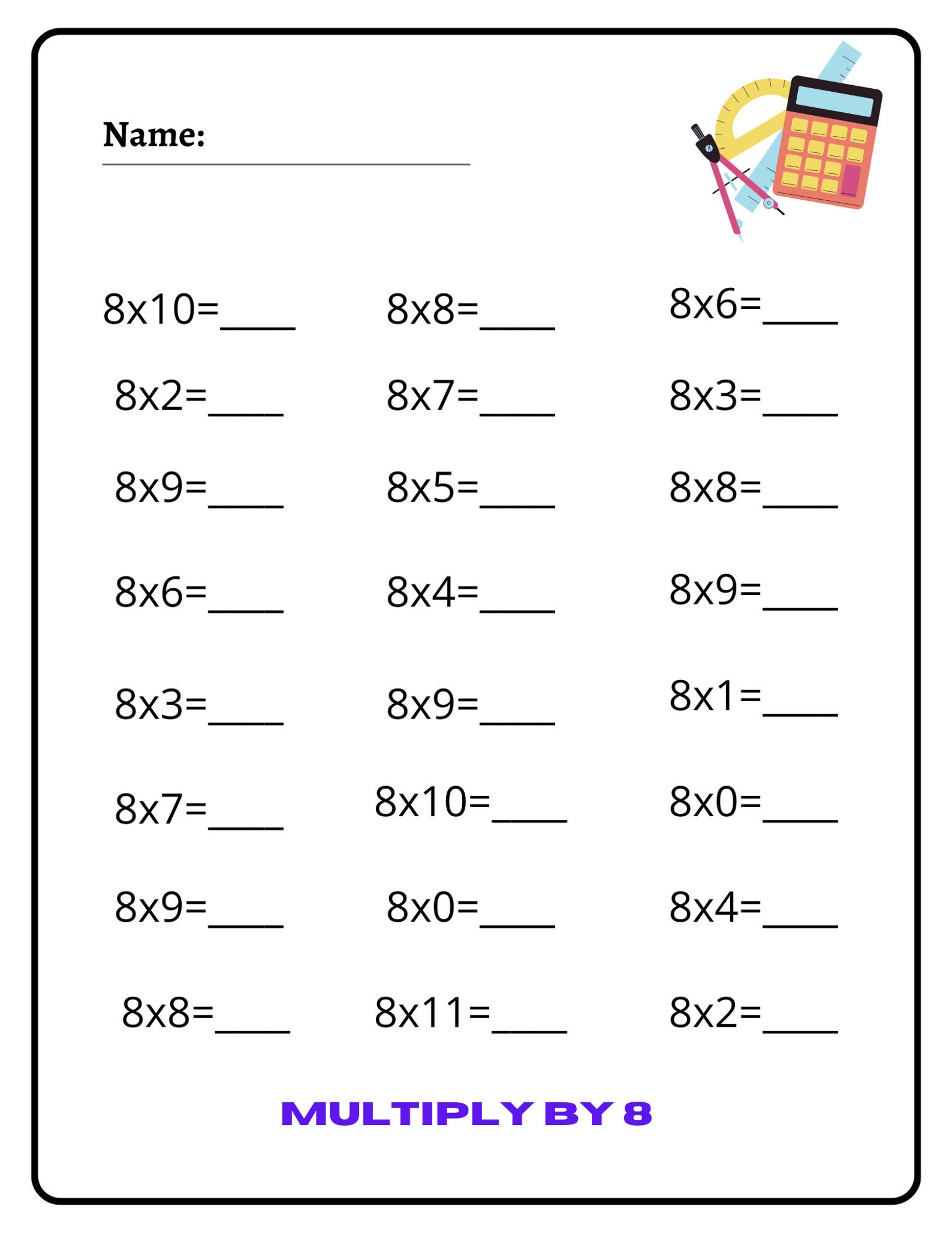 Multiplication Worksheets 1 12 - Il 1588xN.4777559460 Tqrb 
