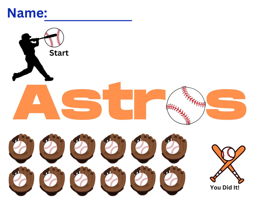 Baseball Sticker Behavior Chart, Childcare, Daycare, Elementary, Take ...