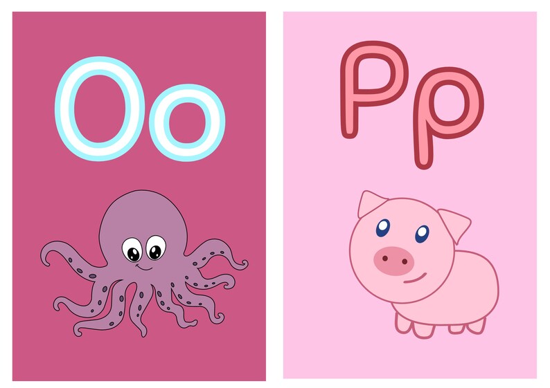 Alphabet Flash Cards, ABC Flash Cards, Abc Worksheet, ABC Practice, AZ