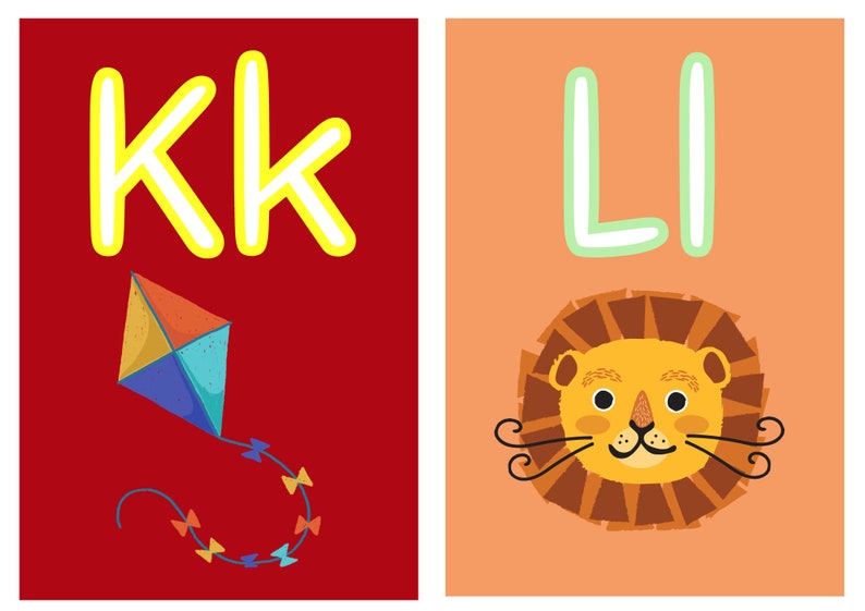 Alphabet Flash Cards, ABC Flash Cards, Abc Worksheet, ABC Practice, AZ