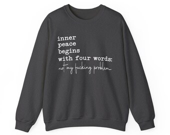 Sweat-shirt unisexe Protect Your Peace