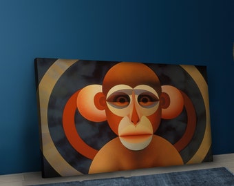 Colorful Animal Canvas Print: Custom Home Decor Wall Art