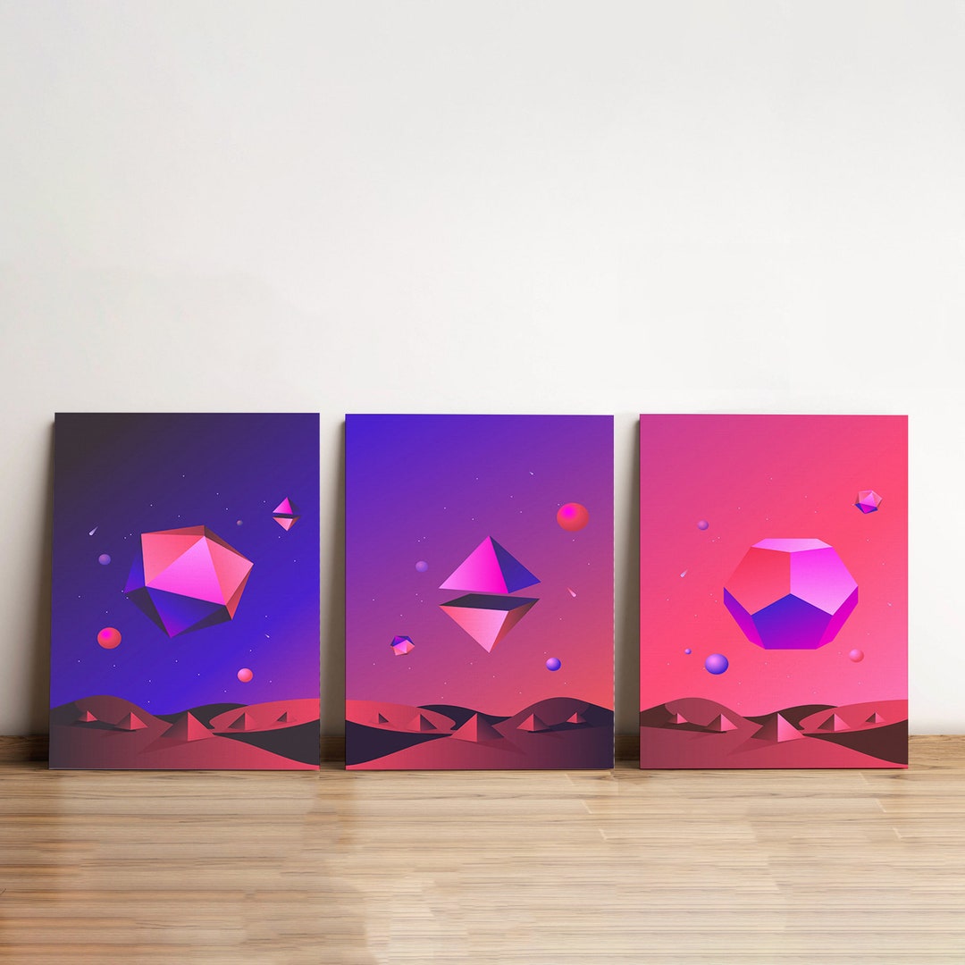 Curated visual reference: Fresh Look at Simple Geometry Minimalist Canvas Wall Art Home Decor Prints