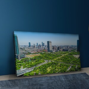 City Skyline Canvas Print: Modern Home Decor Wall Art