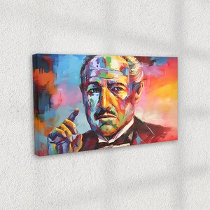 The Godfather Movie Canvas Print: Custom Home Decor Wall Art