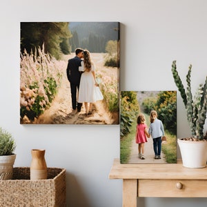 Wedding Canvas Prints, Custom Wedding Art, Personalized Wedding Gifts, Wedding Wall Art, Custom Photo Canvas, Wedding Memories, Home Decor
