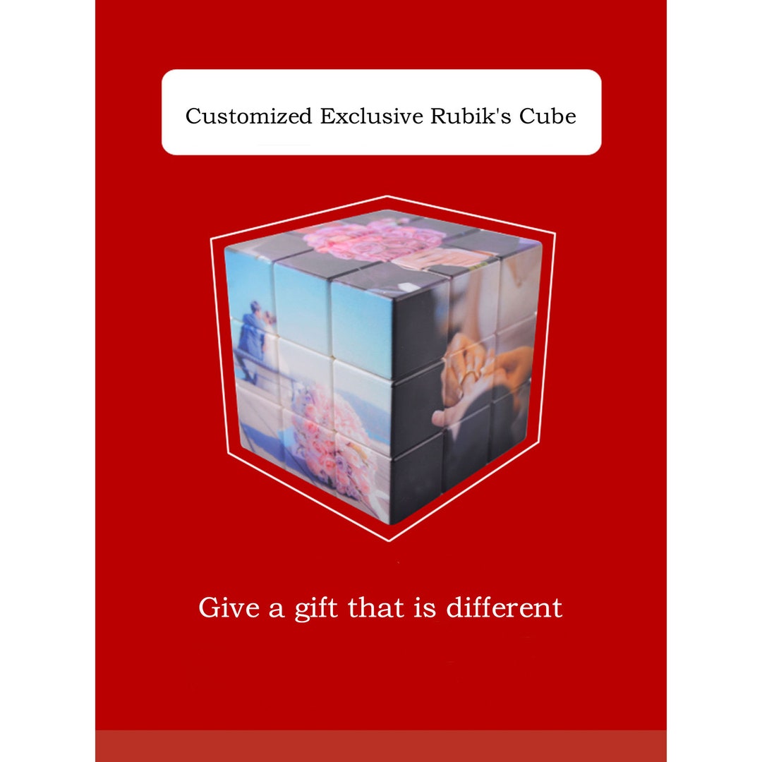 Customized Thirdorder Rubik's Cube , Logo Photo Custom Rubik's Cube