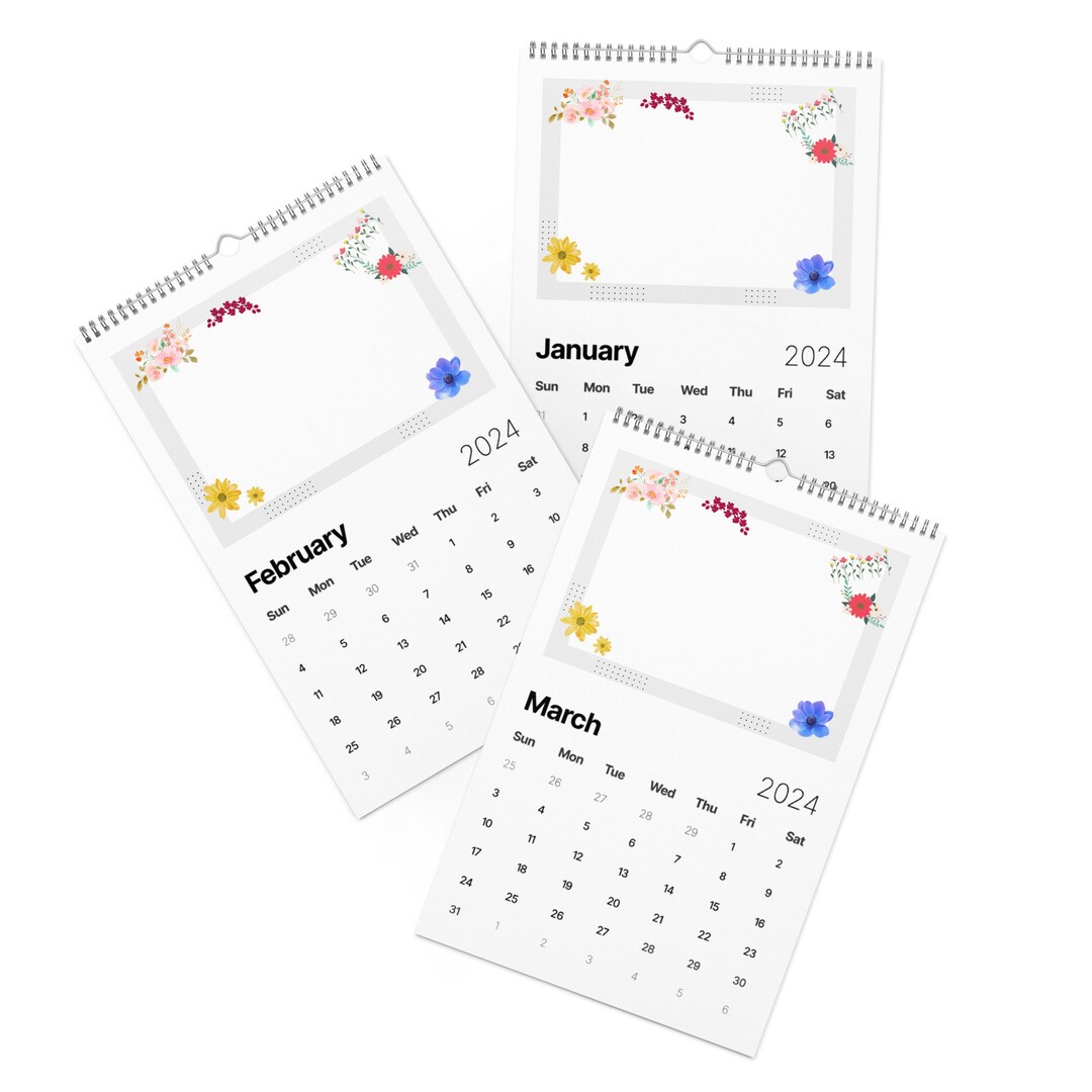 2024-floral-calendar-with-note-section-colorful-monthly-etsy