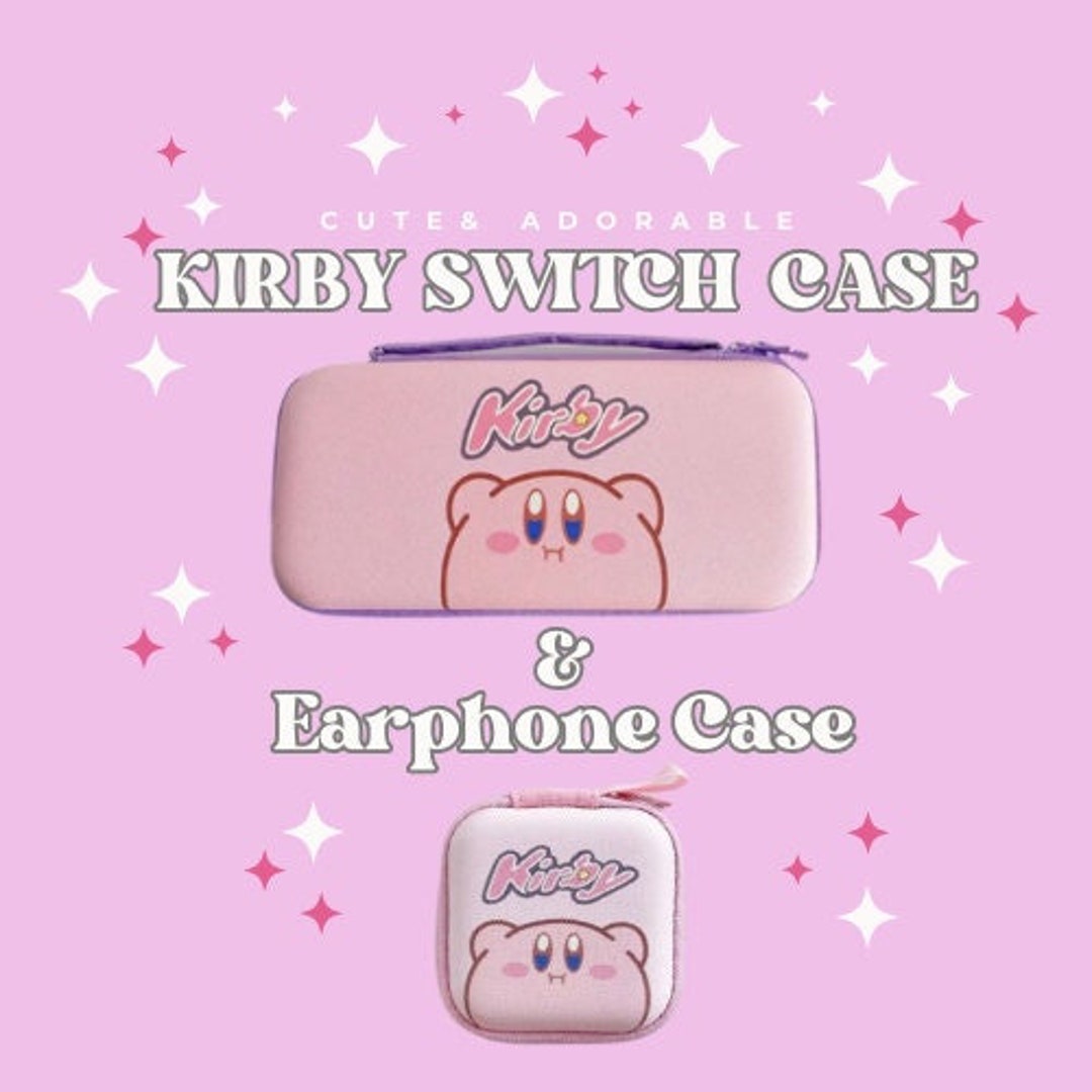 Kirby Travel Case Nintendo Switch Case Kawaii Switch Case Etsy
