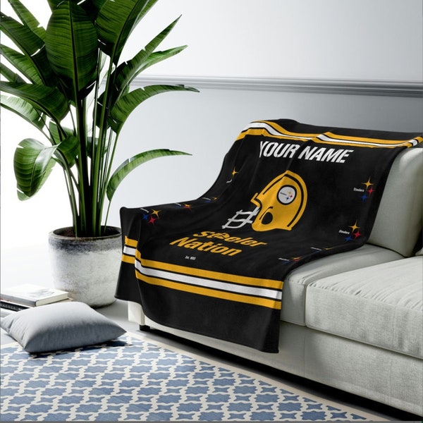 Steelers Blanket Etsy