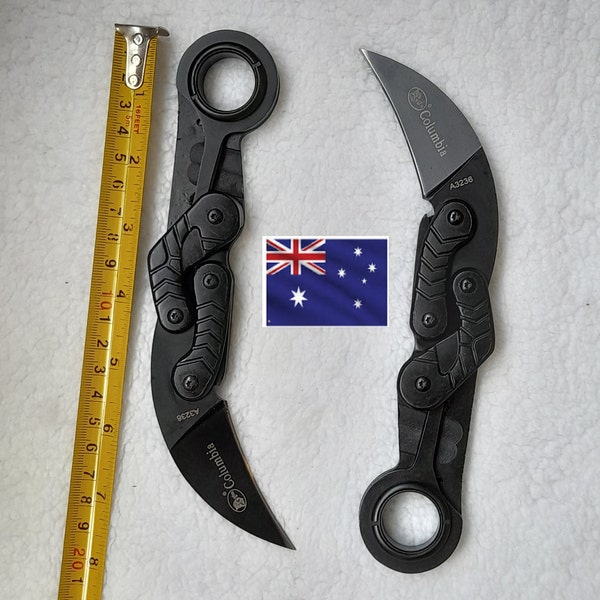 Folding Karambit Pocket Knife Columbia A3236