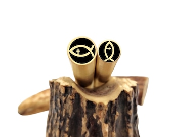 Jesus Fish Mosaic Pin: Assorted Metal Knife Handle Pins