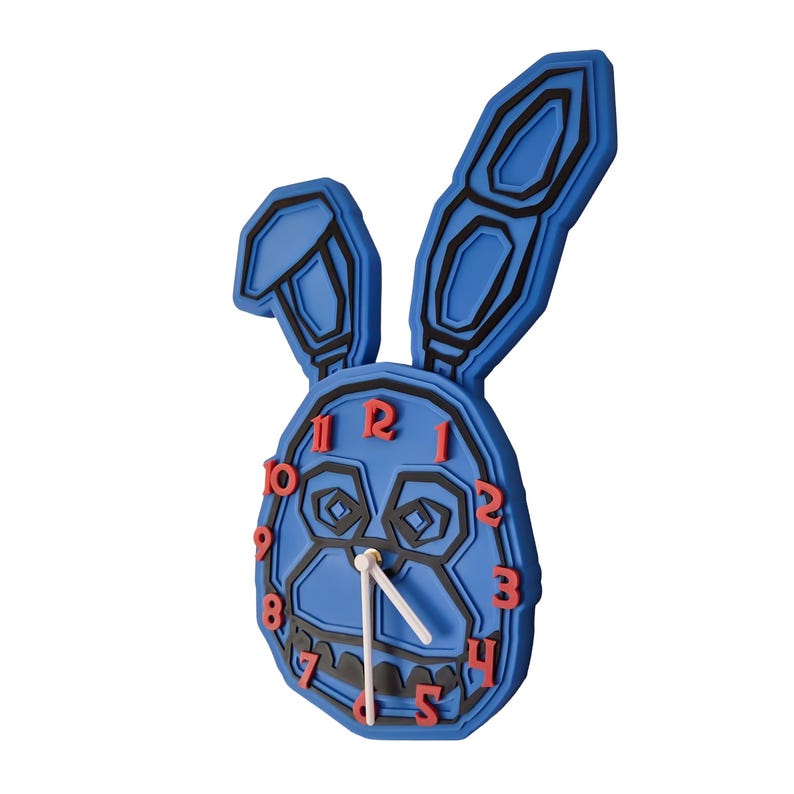 Clock Rabbit Bonnie Five Nights at Freddy's Clock - Bonnie - Etsy Australia