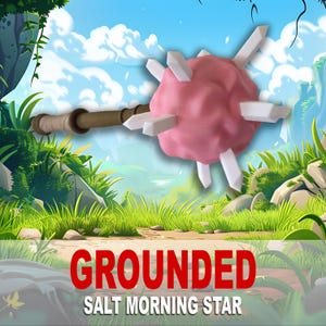 Lebensgroßer 3D Gedruckter Salt Morning Star aus dem Videospiel Grounded
